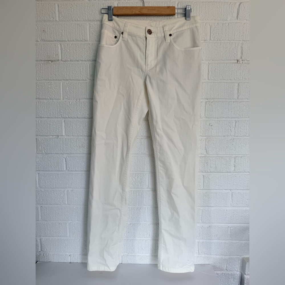 Brunello Cucinelli White Straight-Leg Women's Jeans size 2